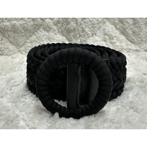 J.Crew women size medium/large 43" black braided casual belt - Picture 5 of 12